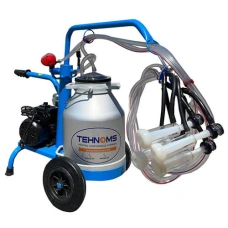 Image Доильный аппарат электрический Tehno MS 2 пост алюминий, 30 л